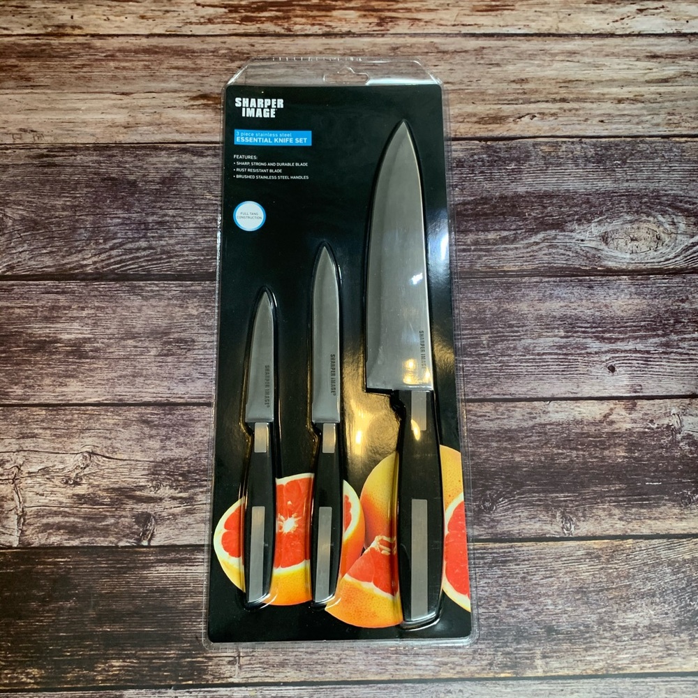 Sharper Image ~ 3 piece knife set.